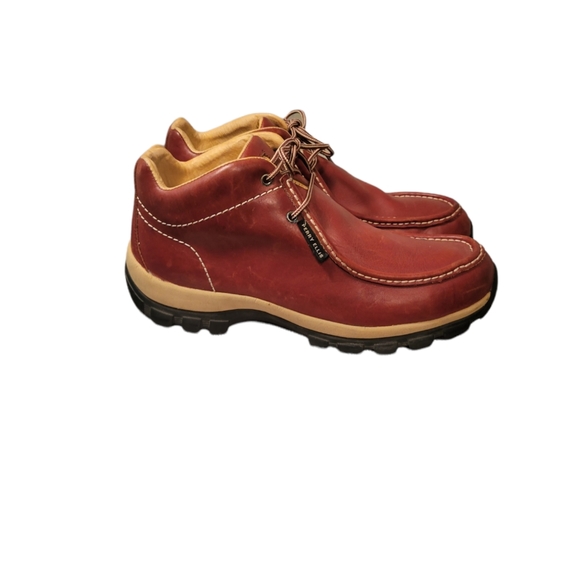 Perry Ellis America Progress High Leather Boots/Size 13 Chukka Boots Lace Up Y2K - Picture 10 of 11